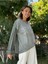 NC58939 Italyan Believe Taşlı Sweatshirt Haki 3