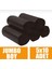 Jumbo Boy Çöp Poşeti 5'li (10X5 50 Adet) Jumbo Boy Çöp Torbası Yırtılmaz Kalın Eşya Poşeti Taşınma Poşeti 1