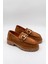 Kadın Hakiki Deri Loafer Ayakkabı 25390510K - Taba - 36 3
