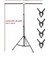 100*200CM T Stand Bar Fon Perde Pvc Background Backdrop Çekim Standı T-Shape 1