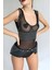 Perçin Detaytlı Şık Kemer ve Harness Takım - BRF1303 3
