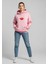 Acı Biber ve Dudak Tasarım Baskılı Oversize Kadın Kapüşonlu Sweatshirt Hoodie 1
