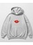 Acı Biber ve Dudak Tasarım Baskılı Oversize Kadın Kapüşonlu Sweatshirt Hoodie 3