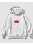 Acı Biber ve Dudak Tasarım Baskılı Oversize Kadın Kapüşonlu Sweatshirt Hoodie 3
