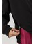 Kadın Şardonlu Fermuar Detaylı Bisiklet Yaka Sweatshirt Busem Collection Black 2