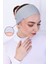 Kaymayan Silikonlu Bandana Bone - Sportif Saç Bandı Açık Gri 1