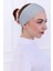 Kaymayan Silikonlu Bandana Bone - Sportif Saç Bandı Açık Gri 5