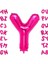 Fuşya Harf Folyo Balon 16 Inç 36 cm 1