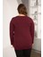 Çember Taş Işlemeli Büyük Beden Bluz Bordo 5