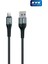 KB214 Lightning USB 2.4A Hızlı Şarj Data Kablosu 1.2m - Siyah 1