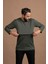 Regular Fit Bisiklet Yaka Rayon Kumaş Full Likralı Uzun Kol Sweatshirt 3