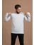 Regular Fit Bisiklet Yaka Rayon Kumaş Full Likralı Uzun Kol Sweatshirt 2