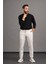 Regular Fit Bisiklet Yaka Rayon Kumaş Full Likralı Uzun Kol Sweatshirt 1