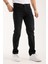 Erkek Pantolon Siyah Regular Fit Fermuarlı Jeans 1