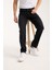 Erkek Pantolon Siyah Regular Fit Fermuarlı Jeans 8