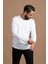 Regular Fit Bisiklet Yaka Rayon Kumaş Full Likralı Uzun Kol Sweatshirt 2