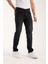 Erkek Pantolon Siyah Regular Fit Fermuarlı Jeans 1
