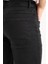 Erkek Pantolon Siyah Regular Fit Fermuarlı Jeans 8