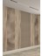 Ahşap ve Mermer Çıtalı Modern Panel Tek Parça Tekstil Duvar Kağıdı 2