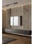 Modern Geometrik Çizgili Çıtalı Panel Tek Parça Tekstil Duvar Kağıdı 2