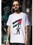 Filistin Dayanışma Tişörtü Bayrak Baskılı T-Shirt Çocuk Yetişkin Unisex Beyaz Tişört 3