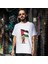 Filistin Dayanışma Tişörtü Bayrak Baskılı T-Shirt Çocuk Yetişkin Unisex Beyaz Tişört 2
