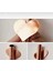 Rose Gold Yapışkanlı Kalpli Mini Duvar Vazosu (Çiçek Dahil Değildir) 3