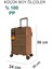 ☾ ✩ 𝐓𝐔̈𝐑𝐊 𝐘𝐈𝐋𝐃𝐈𝐙𝐈 ☾ ✩ Travel Polo Esnek Kauçuk Üstün Kaliteli Kabin Küçük Boy Valiz 𝟓𝟓 𝐜𝐦 2