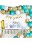 Çıtıpıtıstore Turkuaz Gold 1 Yaş Lüks Balon Zinciri 2