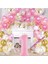 Çıtıpıtıstore 1 Yaş Pembe Doğum Günü Balon Seti 2