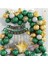 Çıtıpıtıstore Kral Taçlı Gold Yeşil Balon Set 1