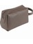 1050 Suni Deri Clutch Çanta, Traş / Makyaj Çantası Kahve 4