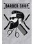 Barber Shop Minimal Gri Beton Desenli Tekstil Duvar Kağıdı 4