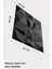 50CM x 50CM 1 Adet 3D Abs Malzeme Pvc Dayanıklı Duvar Paneli Silinebilir Geometrik Model Panel 2
