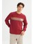 Erkek Baskılı Sweatshirt L2520099810 4