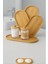 1 Adet Bambu Oval Sunum ve Servis Tepsisi Yağdanlık Altlığı, 23 x 12 cm Bej 1