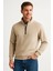 Erkek Dik Yaka Sweatshirt Dik Yaka Yarım Fermuarlı 3 Iplik Şardonlu Pamuk Kumaş 7 Renk Seçeneğiyle 1