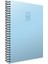 2026 Spiralli Günlük Ajanda 20X28 cm 419-SEK Pastel Mavi 1