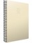 2026 Spiralli Günlük Ajanda 20X28 cm 419-SEK Krem 1