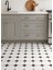 30CM x 30CM 10 Adet Yapışkanlı Karo Floor Pvc Panel Yer Zemin Kaplama Paneli Arkası Kauçuklu 3319 4