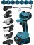 7 Başlıklı Set Taşlama Somun Sıkma Tilki Kuyruğu Dal Budama Akülü Vidalama Hava Pompası Hilti - Mavi 1