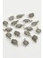 Bestonly Oval Çiçek Tesbih Püskül Aparatı 50 Gram-Gümüş Rengi 1