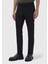 Siyah Düz Örme Jogging Fit Casual Pantolon 2