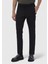 Siyah Düz Örme Jogging Fit Casual Pantolon 3