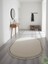 Post/peluş Yıkanabilir Kaymaz Taban Yumşacık Krem/ekru Oval Örgü Saçaklı Modern ve Şık Salon Oturma Odası Mutfak Çocuk Odası Koridor Antre Halısı 5