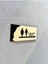 Wc Tuvalet Tabelası 25X10 cm Kapı Yönlendırme Levhası Büyük Boy 3
