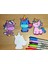 Unicorn Boyama Kiti | 3’lü Set | Boyasız Standlı Unicorn Figürleri 4
