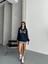 Yarım Fermuarlı Newyork Yazılı Sweat 2