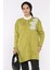 Çiçek Figürlü Ön Düğmeli Tesettür Triko Hırka (S-M-L-Xl Beden Uyumludur.) P-00018076 2