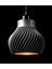 Ridged Pendant Lamp – Siyah Modern Avize 1